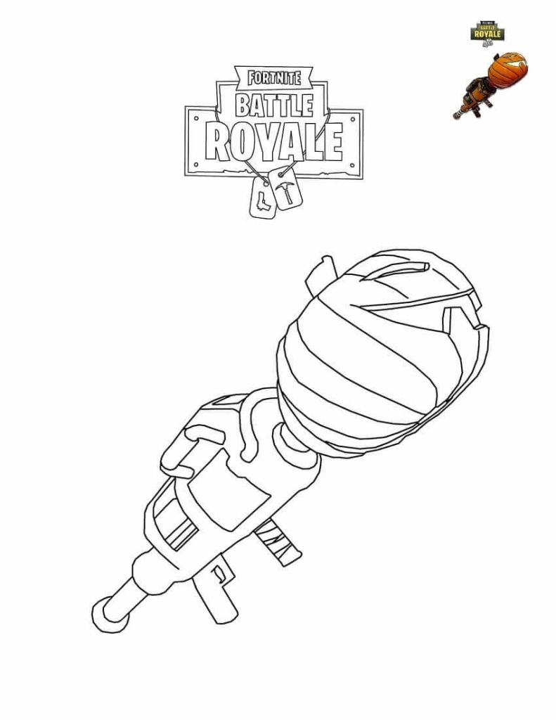 34 Free Printable Fortnite Coloring Pages