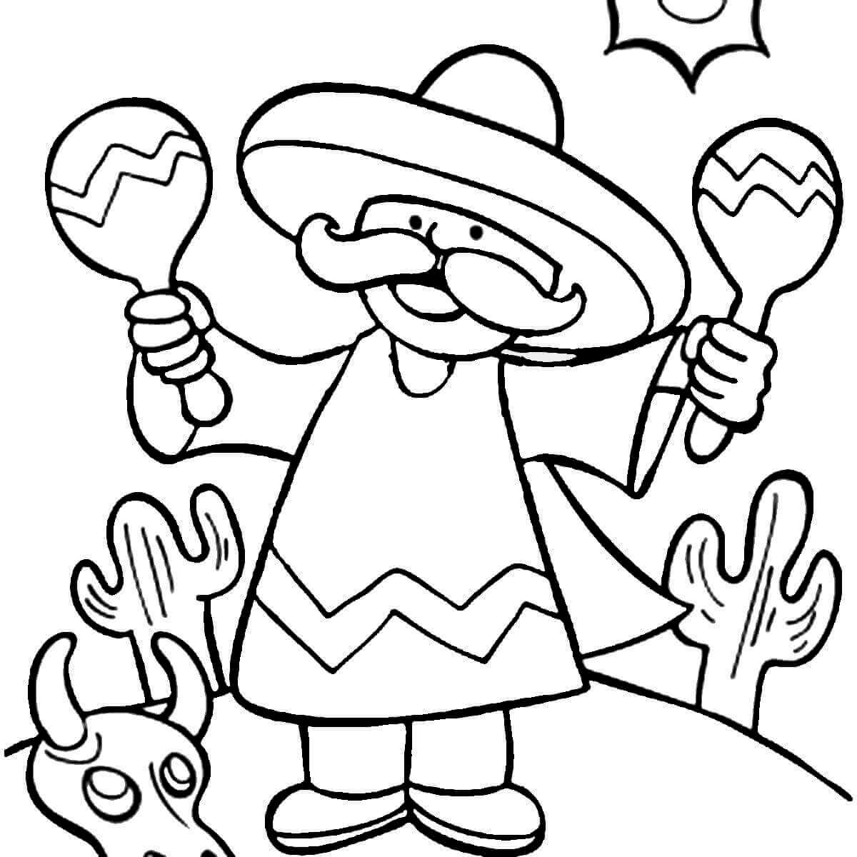 Download 35 Free Printable Cinco de Mayo Coloring Pages