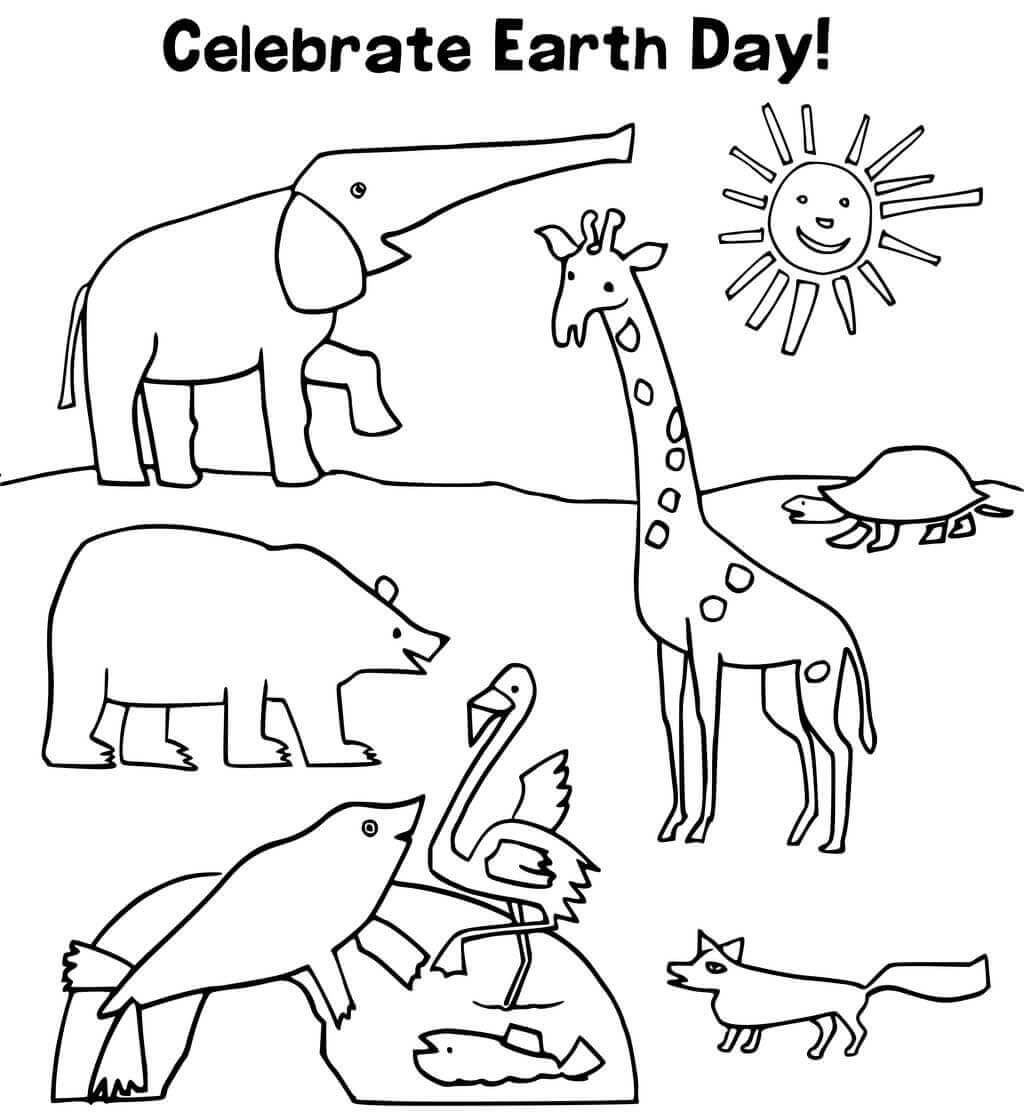 Free Earth Day Coloring Sheets