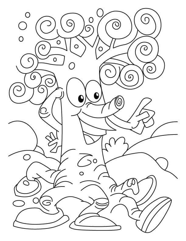 Free Printable Arbor Day Coloring Page
