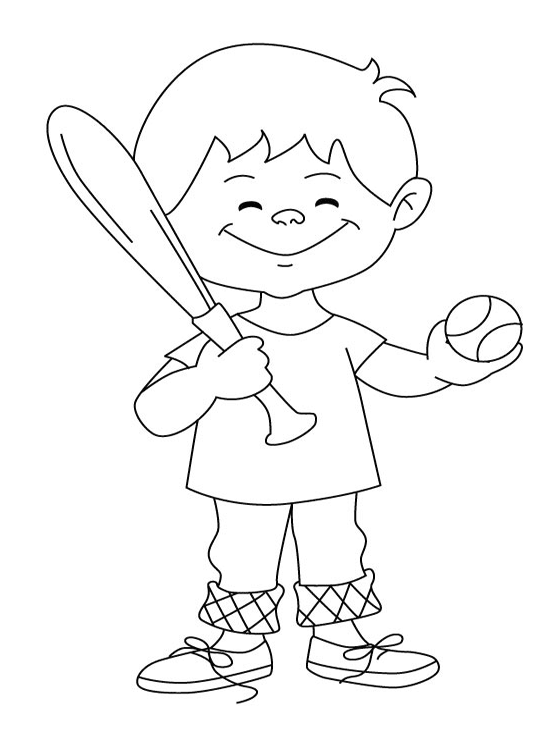 Free Printable Baseball Coloring Pictures