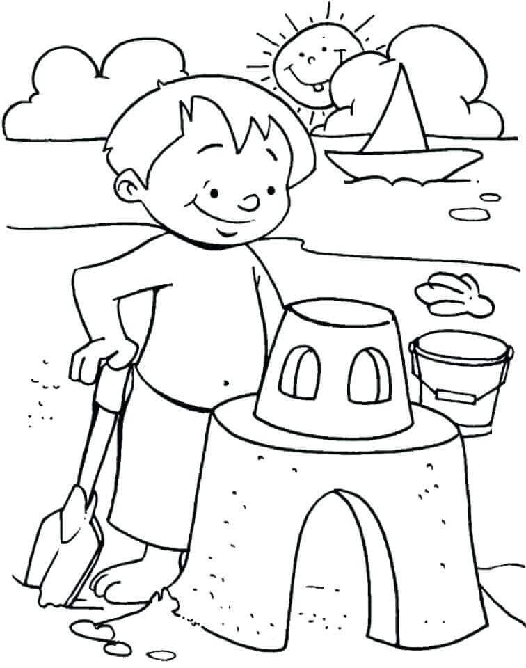 Download 349 Appealing Beach Coloring Pages PNG PDF File