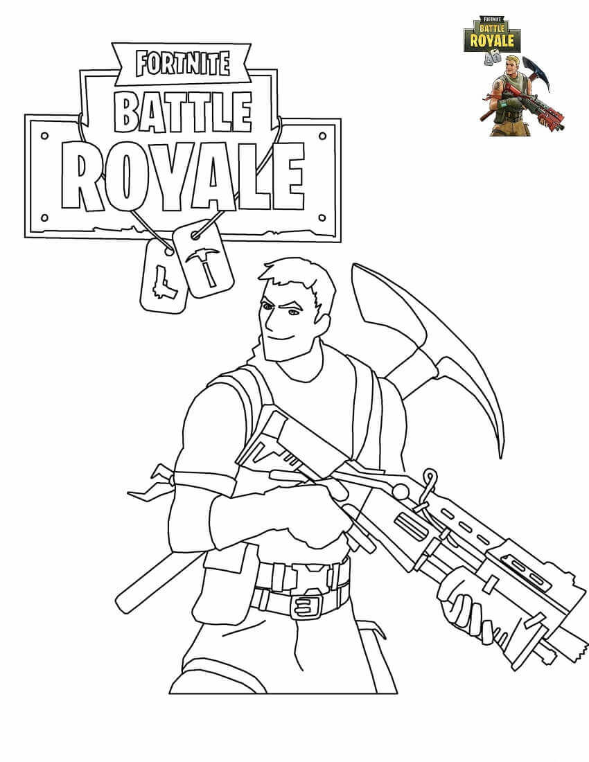 34 Free Printable Fortnite Coloring Pages