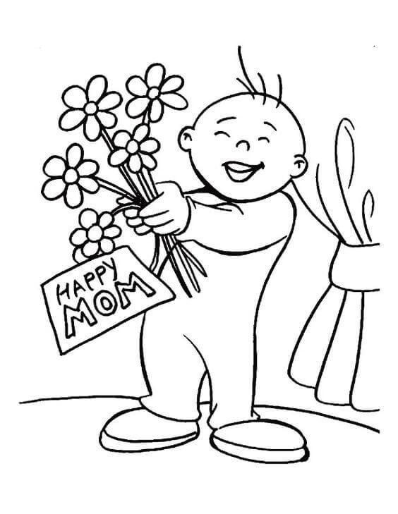 Free Printable Happy Mothers Day Coloring Sheets