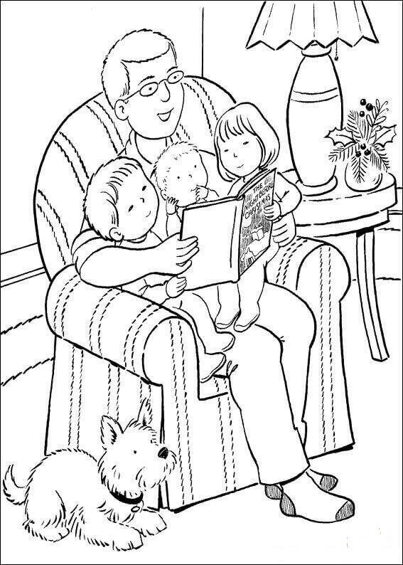 Happy Fathers Day Coloring Pages