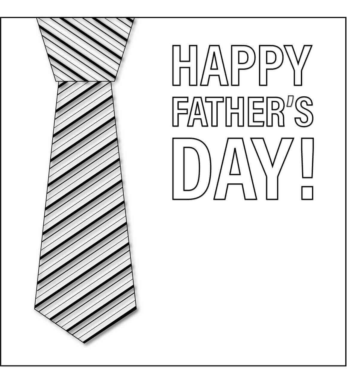 Happy Fathers Day Coloring Sheets