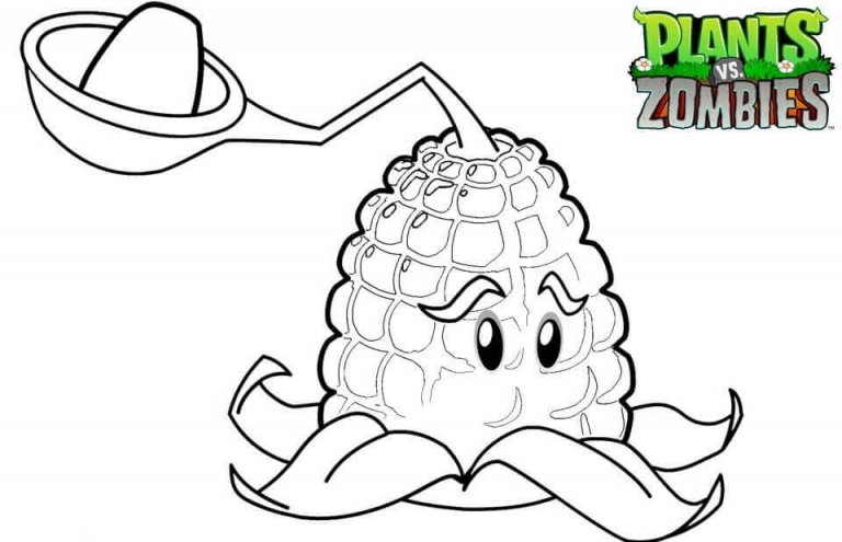 30 Free Printable Plants Vs Zombies Coloring Pages