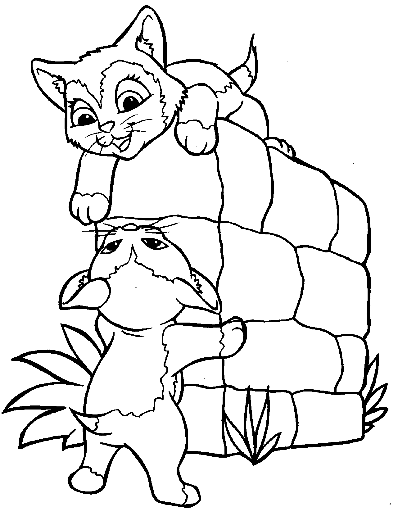 Little Kitten Coloring Pages