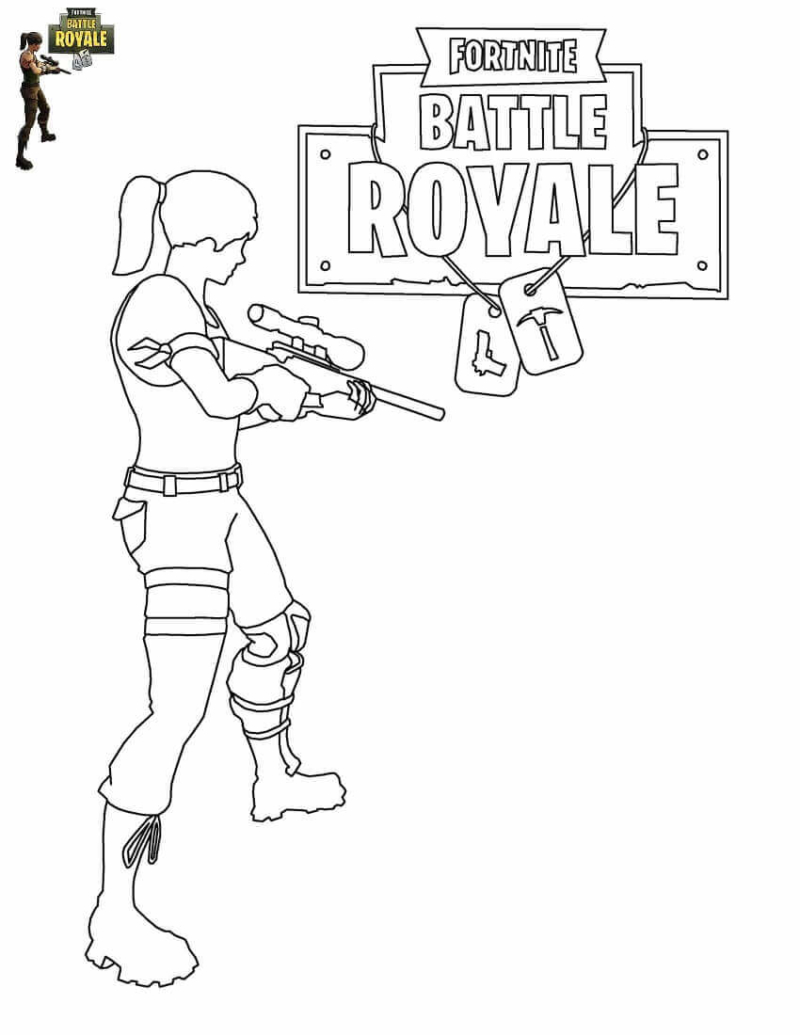 34 Free Printable Fortnite Coloring Pages