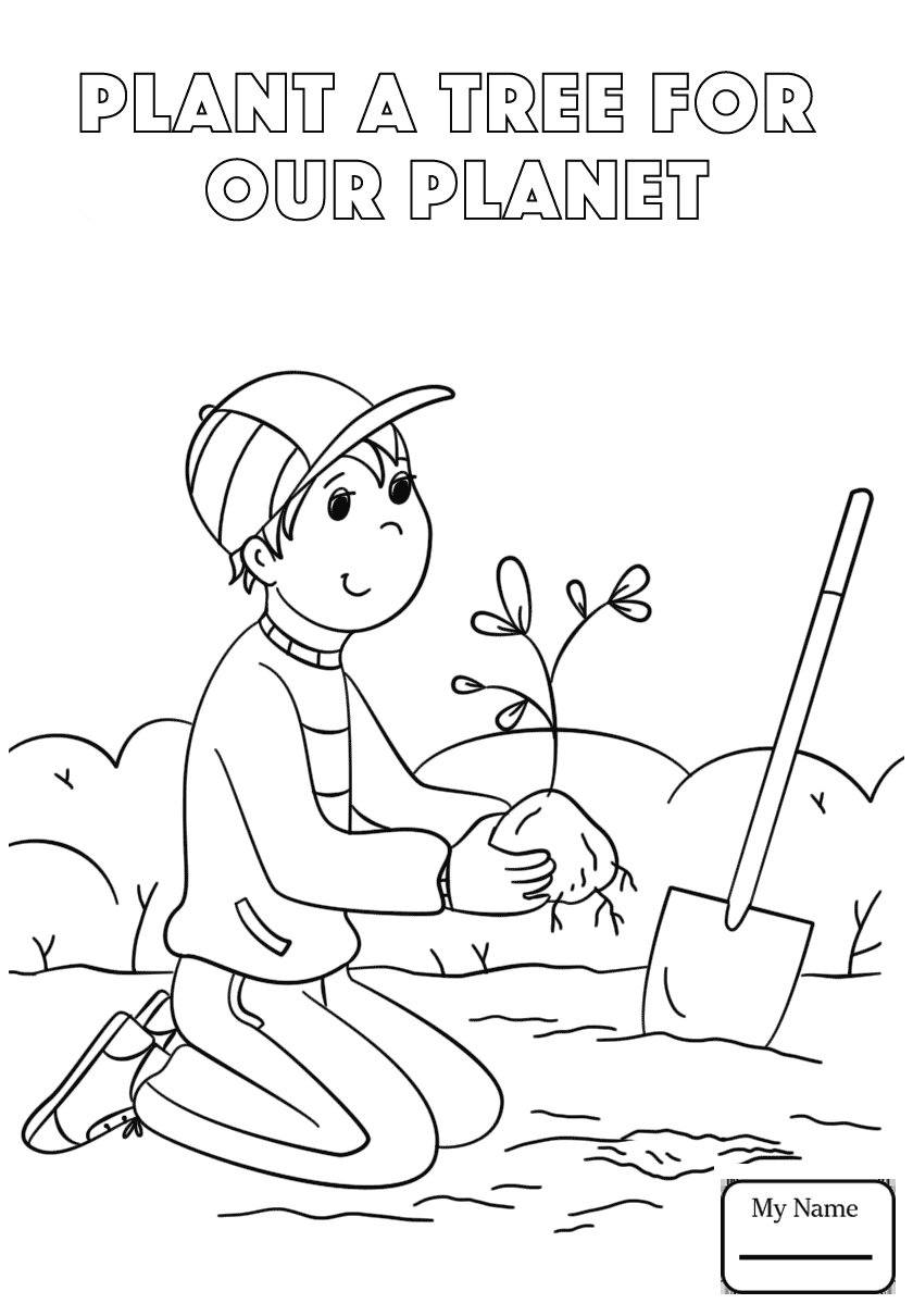 20 Free Printable Arbor Day Coloring Pages