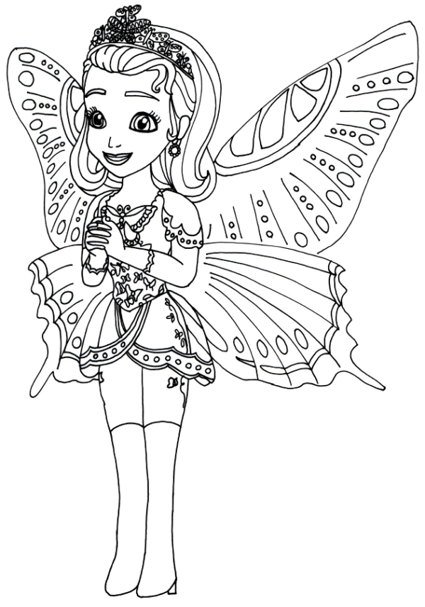 15 Free Printable Sofia The First Coloring Pages