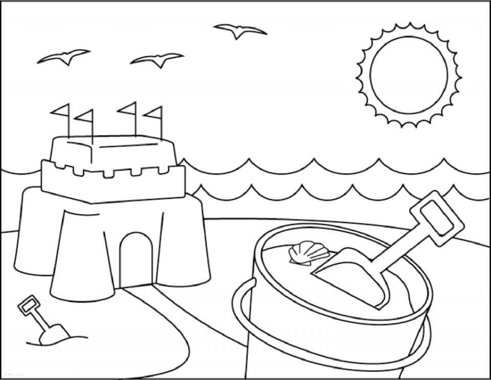 25 Free Printable Beach Coloring Pages