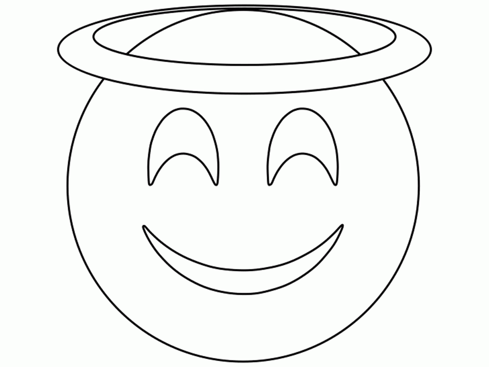 Saint Emoji Coloring Pictures To Print
