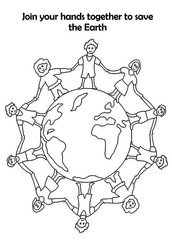 Save The Earth Coloring Sheets To Print