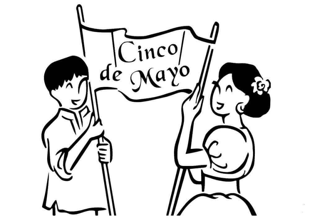 Simple Cinco De Mayo Coloring Pages