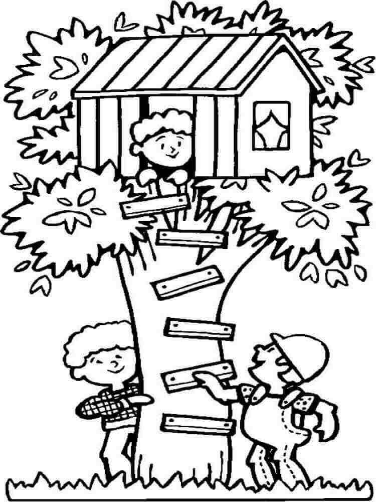 Summer Break Coloring Sheets