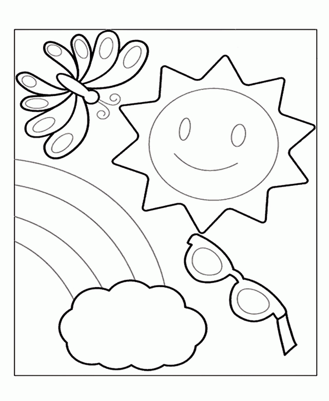 36 free printable summer coloring pages
