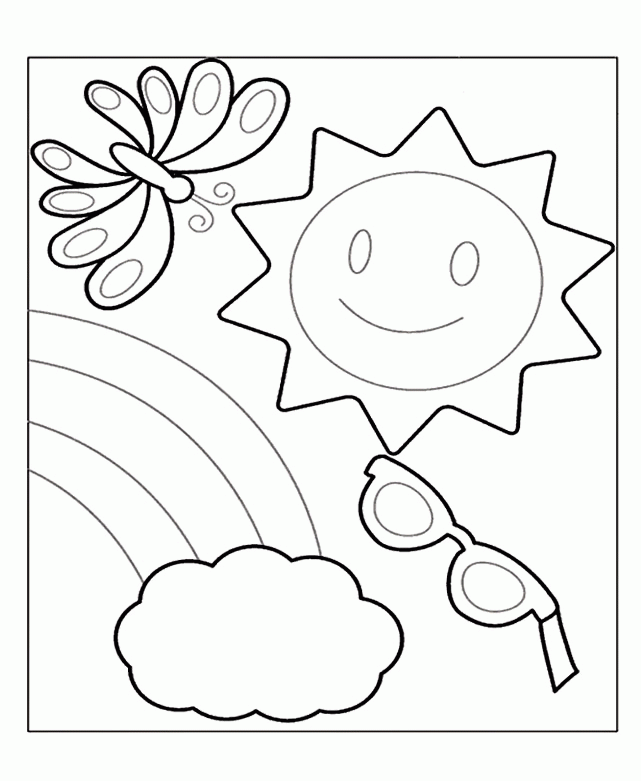 Free Printable Summer Coloring Pages For Toddlers