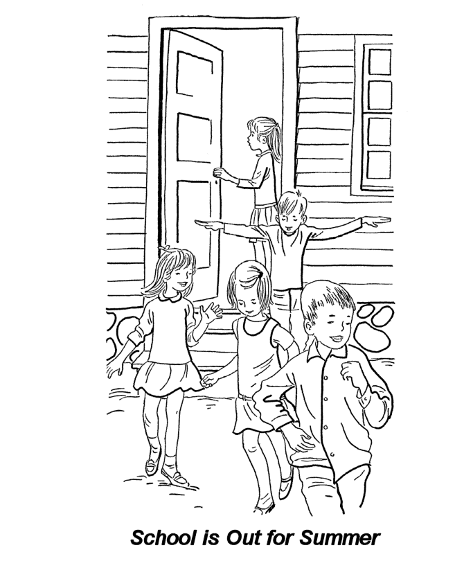 Summer Coloring Pages PDF