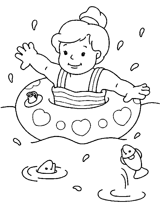 Summer Coloring Sheets For Kids