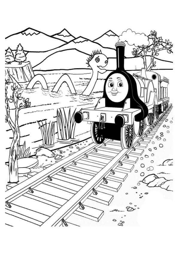 30 Free Printable Thomas The Train Coloring Pages