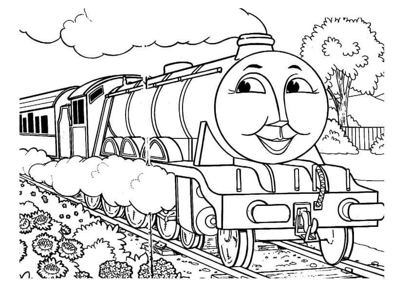 Thomas And Friends Coloring Pages Gordon