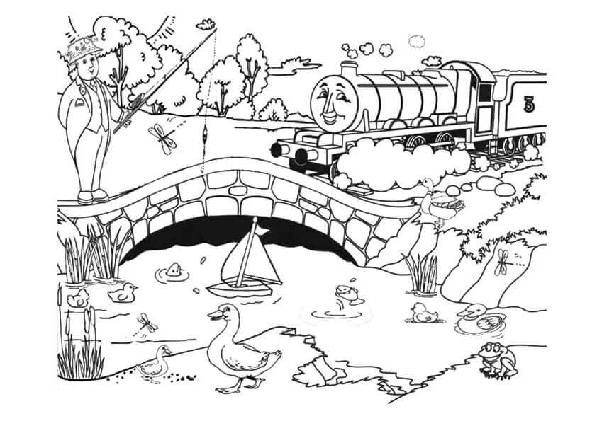 Henry Thomas And Friends Coloring Pages