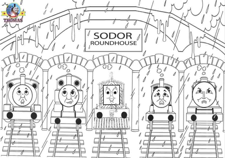 Thomas And Friends Coloring Pages