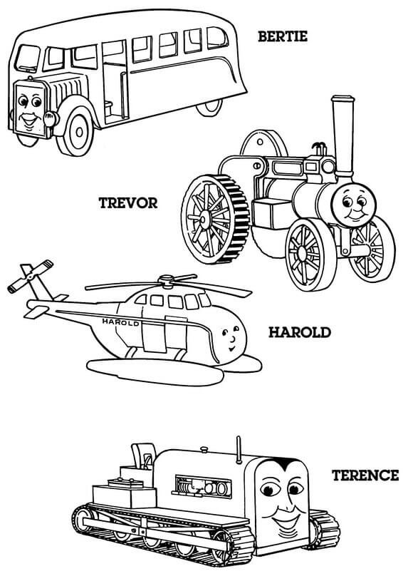 Thomas The Train Coloring Pages Printable