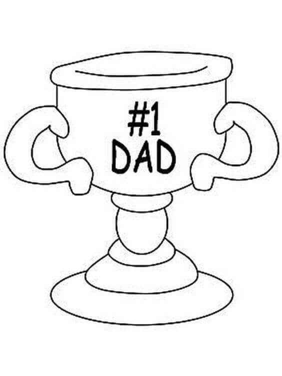 Worlds Best Dad Coloring Pages