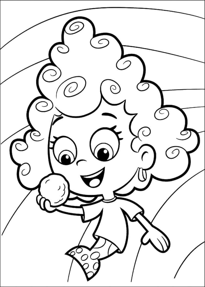 Bubble Guppies Coloring Pages Deema