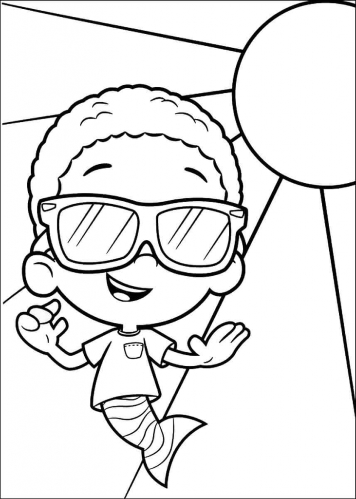 25 Free Printable Bubble Guppies Coloring Pages