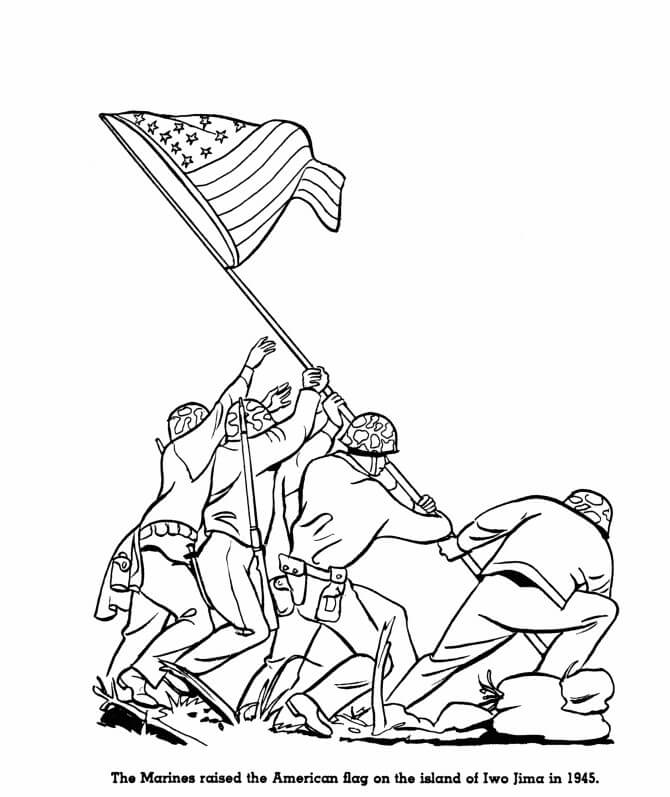 25 Free Printable Memorial Day Coloring Pages