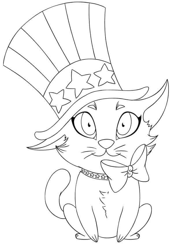 Cute 4th of July Coloring Pages