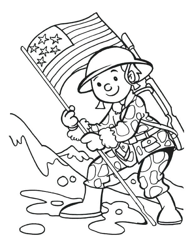 Free Printable Happy Memorial Day Coloring Pages