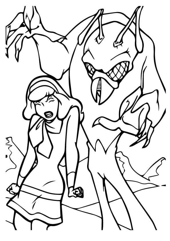 Daphne From Scooby Doo Coloring Pages