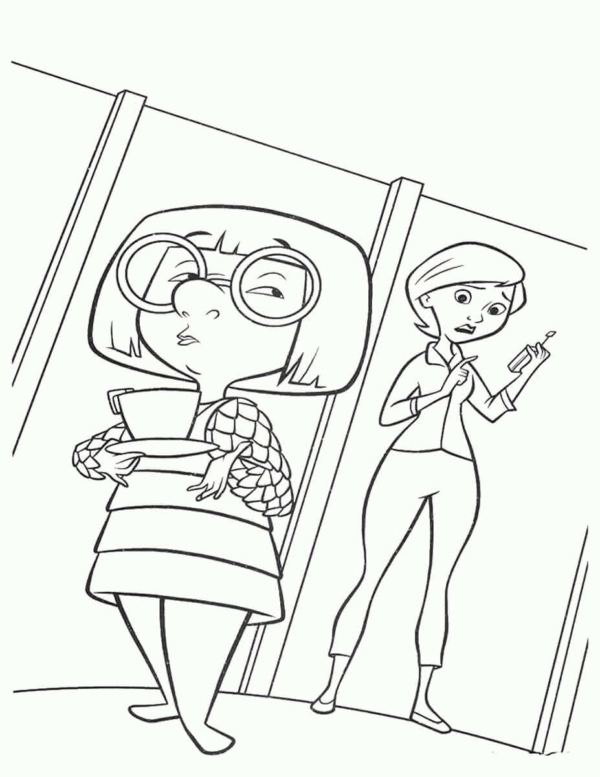 Free Printable Incredibles 2 Coloring Pages