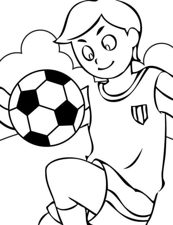 35 Free Printable Football Or Soccer Coloring Pages