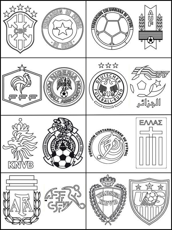 Free Printable Fifa World Cup Coloring Pages