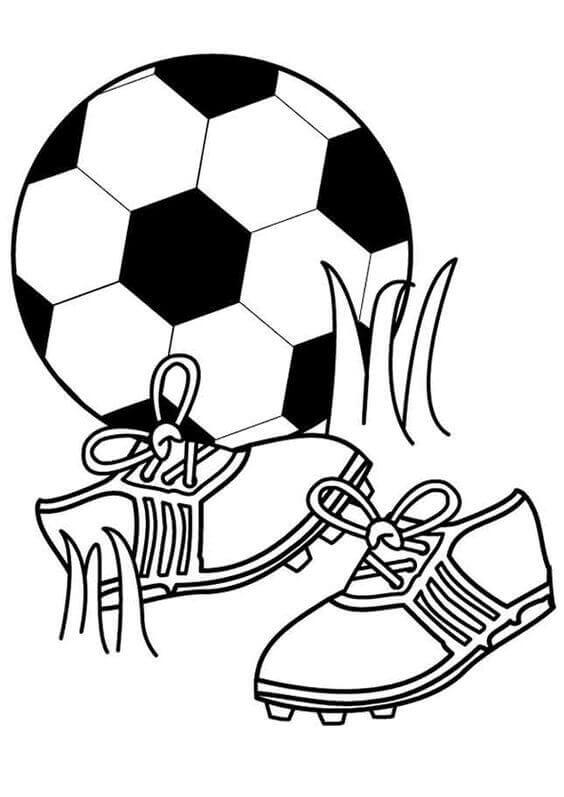 Football Essentials Coloring Pages