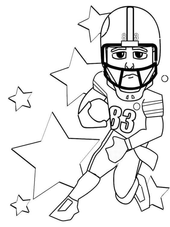 Footballer Coloring Pages