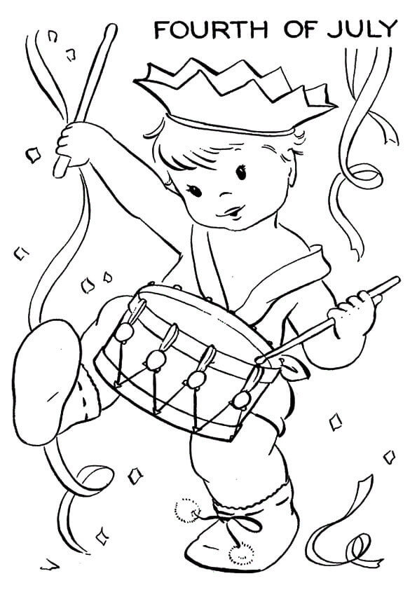 Fourth of July Coloring Pages