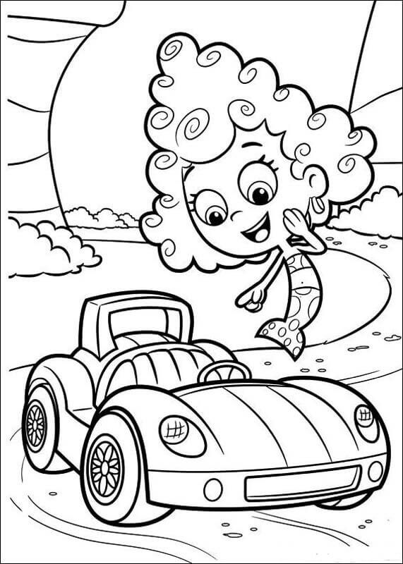 Free Bubble Guppies Coloring Pages