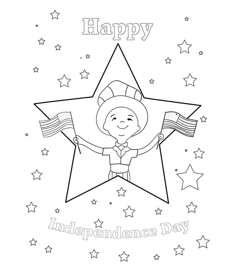 Free Independence Day Coloring Pages To Print