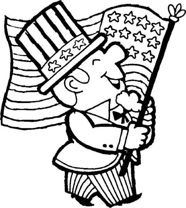 Memorial Day Coloring Page 1