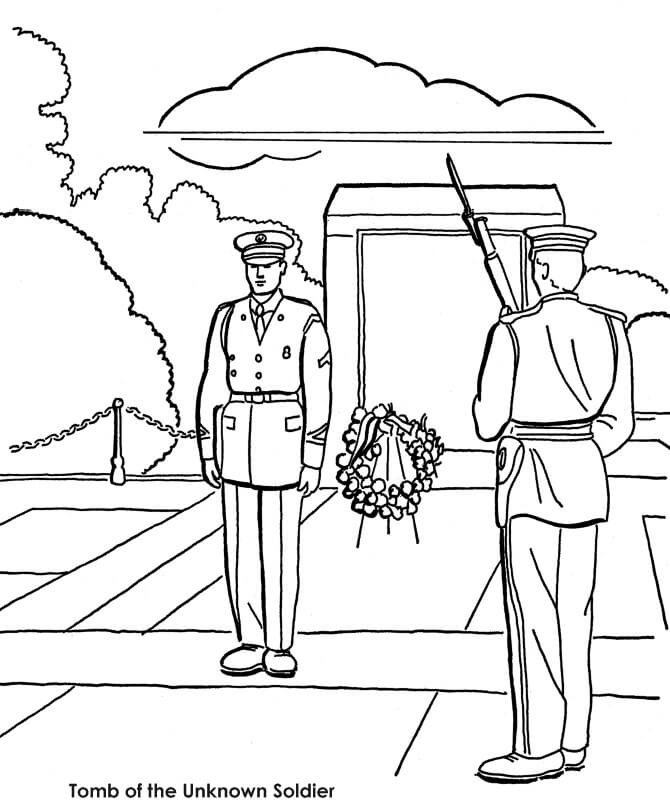 Free Memorial Day Coloring Sheets