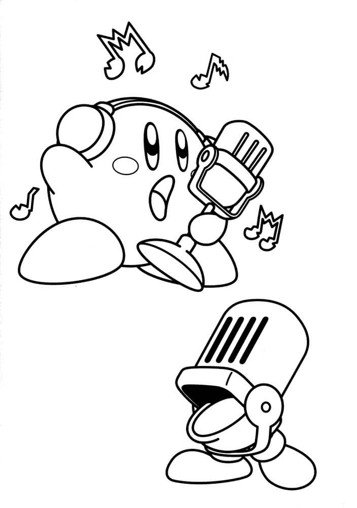 Free Printable Kirby Coloring Pages