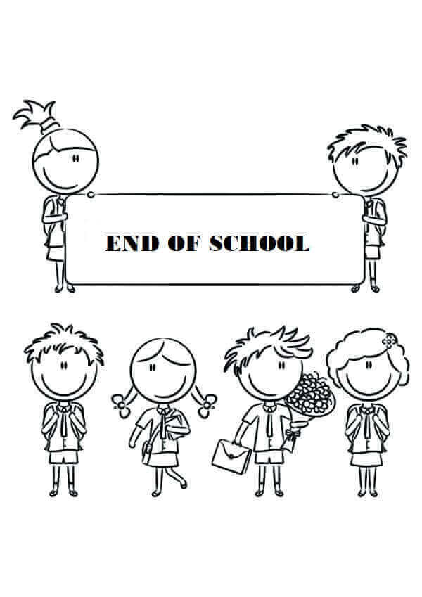 Free Printable Last Day Of School Coloring Pages