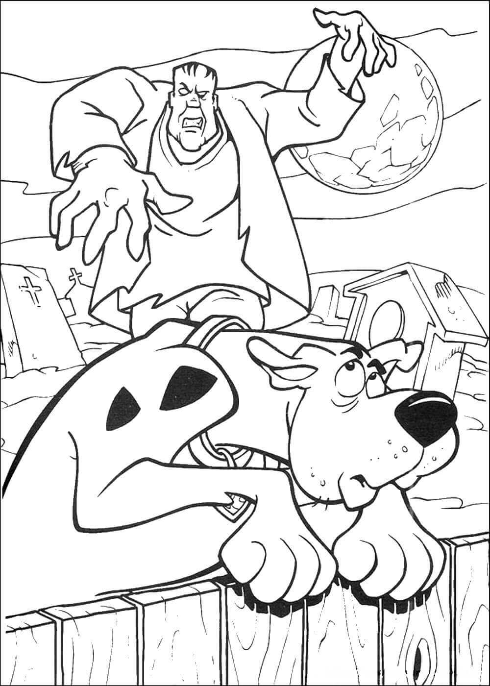 Printable Coloring Pages Scooby Doo Customize And Print