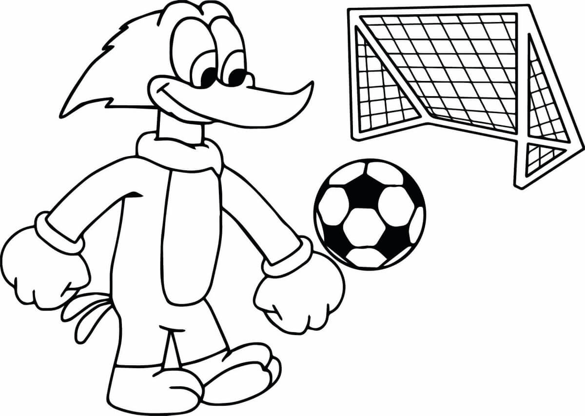 Free Soccer Coloring Pages